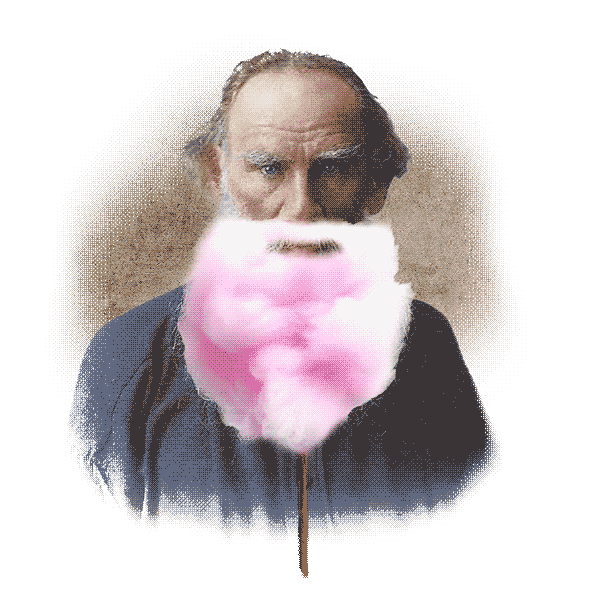 Leo Tolstoy’s Cotton Candy Beard
